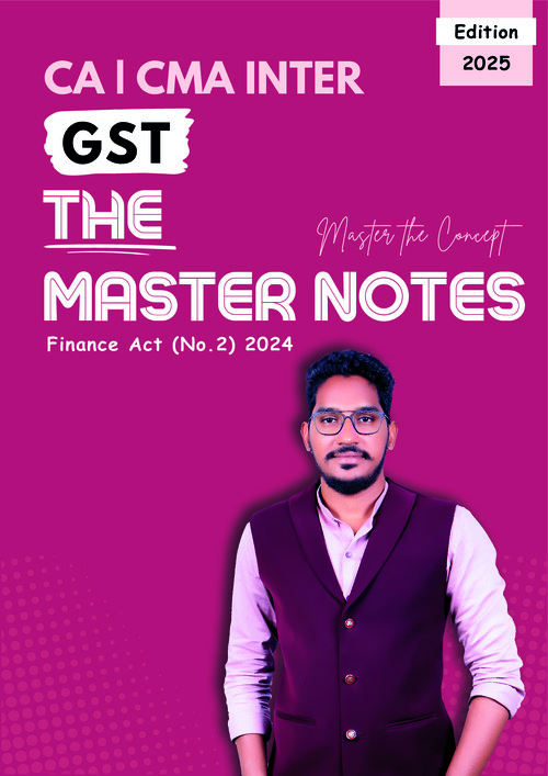 CA Inter - GST : Summary Notes 