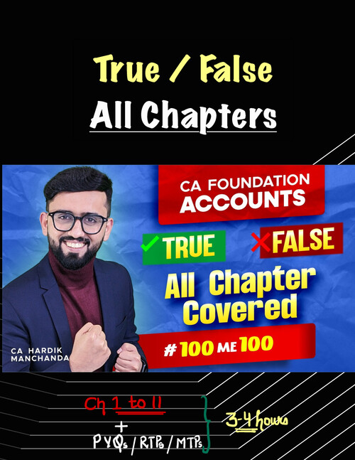Ca foundation Account IMP True false (all MTP, RTP)
