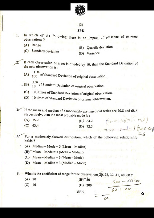 Quantitative Aptitude Important PYQs