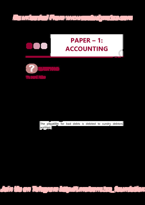 Accounting, theoretical framework chapter 1