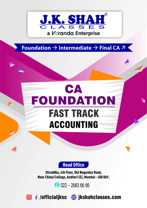 All Chapter ca foundation Account book of JKSHAH