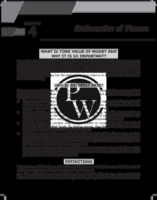 CA FOUNDATION QUANTITATIVE APTITUDE
MATHEMATICS OF FINANCE 