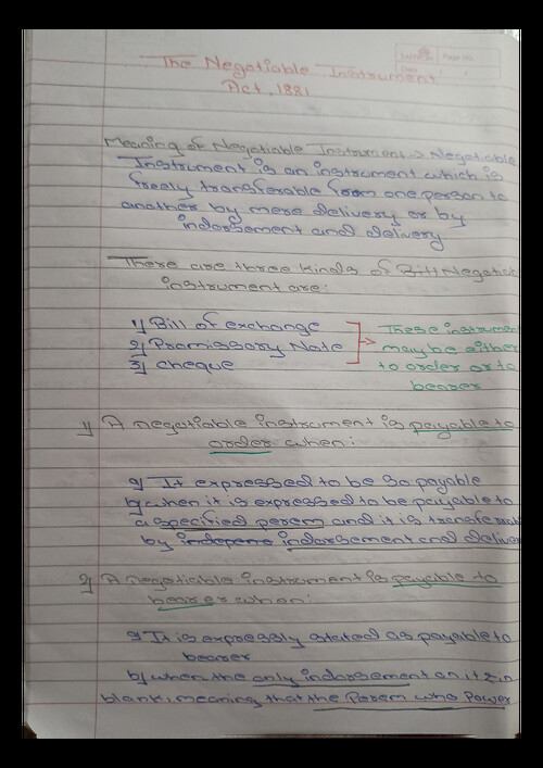 These notes will help you to study 
Law chapter 7
