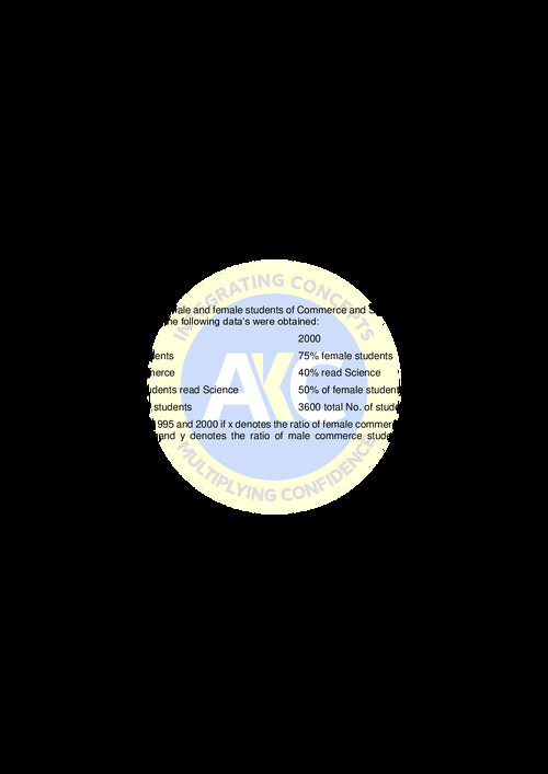 Quantitative Aptitude Test 