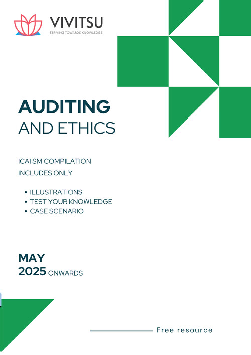 VIVITSU AUDITING QUESTION BANK CA INTER