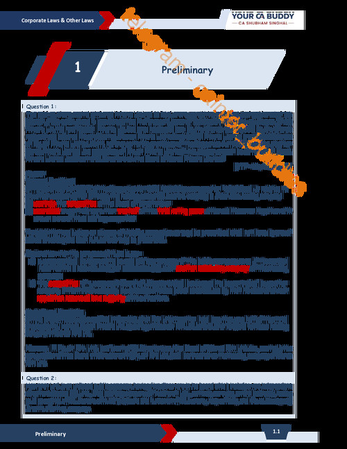 Law QB by Shubham Singhal sir