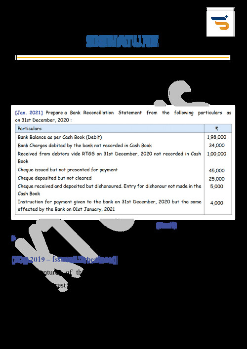 Ca Foudation exam test paper 
