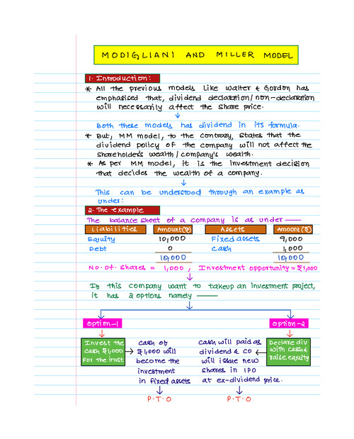 FM DIVIDENDS MM MODEL CA INTER