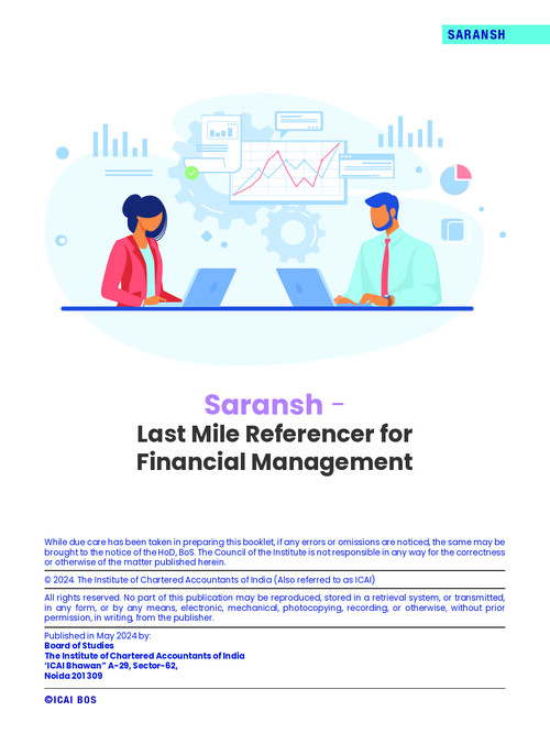 FM Summary Notes - ICAI Saransh 
