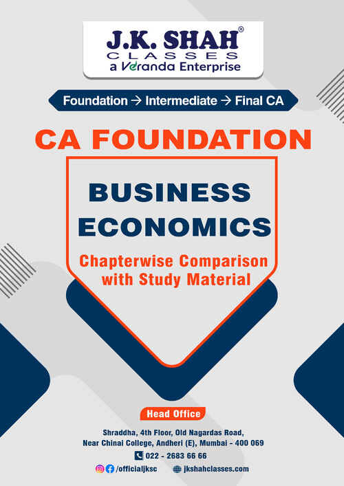 Ca foundation 
Economics MCQ compiler
Jk shah classes