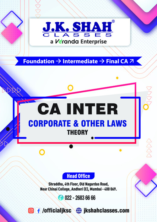 Corporate Law Theory Book - J K Shah 
Newly Revised Notes