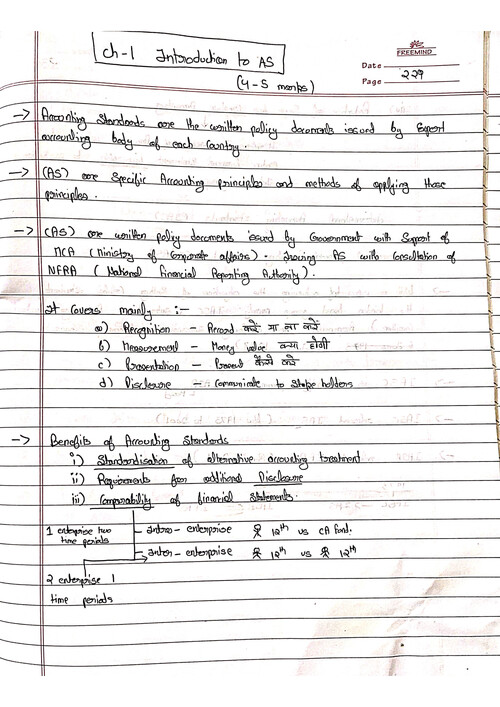 Advance Accounting all Accounting Standards Notes
Available on telegram channel :-
https://t.me/castudies2