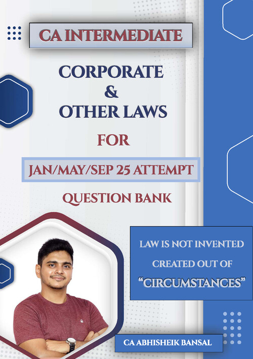 Corporate Law Question Bank - Abhishek Bansal
New Edition Book