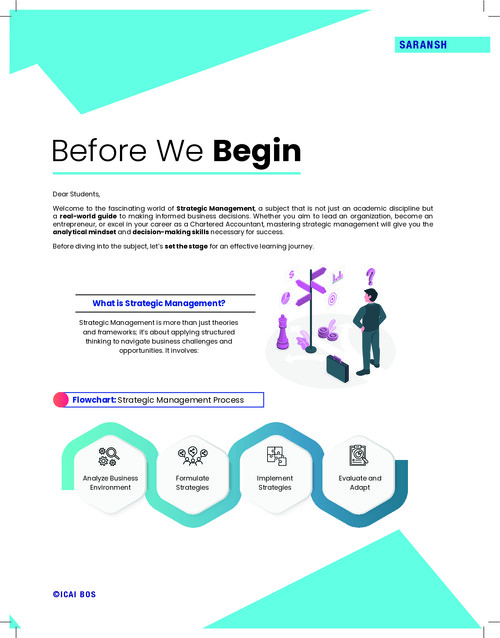 SM New Saransh - ICAI
Summary & Chart Book
