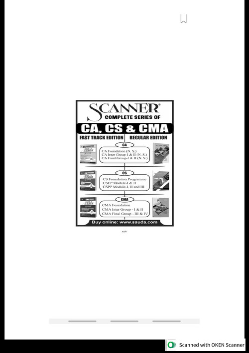 Economics scanner 
Fir CA/CS students 
