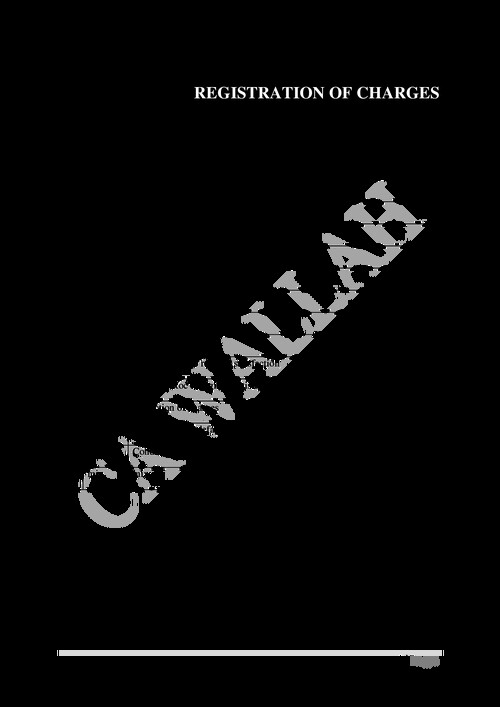 Corporate and other law registration of charges question bank by kunal mandhania sir