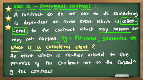 Unit 6 of ICA 1872 
Contingent and Quasi contracts ✨