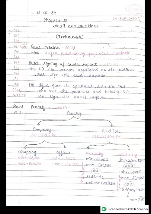 Audit & Auditors Handwritten Notes - CA Abhishek Bansal 
Best Revision & Summary Notes !