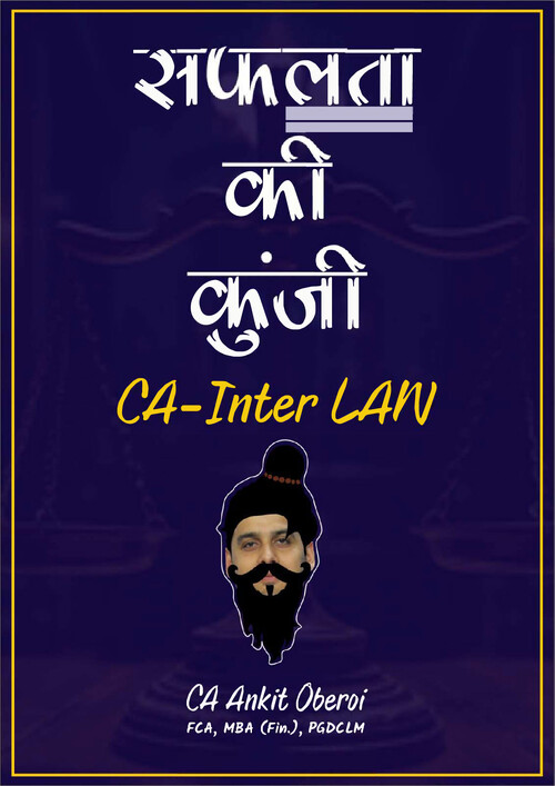 Law revision  notes by ca ankit oberoi sir