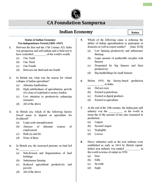 Indian economy assistant 