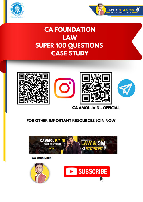 Law chapter wise imp que