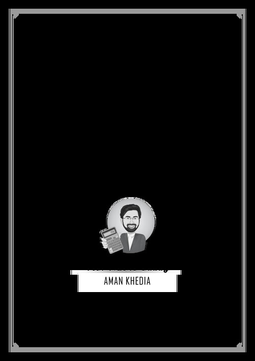 CA FOUNDATION QUANTITATIVE APTITUDE 
Question Bank By Aman Khedia sir