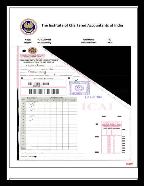 Certified Copy
Accounting - 90 Marks - Sept.' 2024