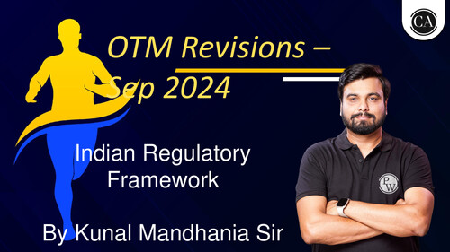 OTM SERIES BUISNESS LAW 
CHAPTER -01
INDIAN REGULATORY FRAMEWORK 
FOUNDATION COURSE.......