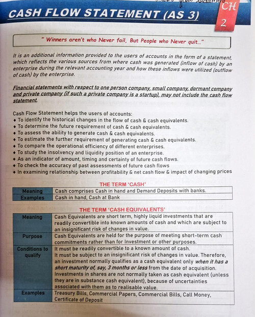 Cash flow statement in easy examplation 