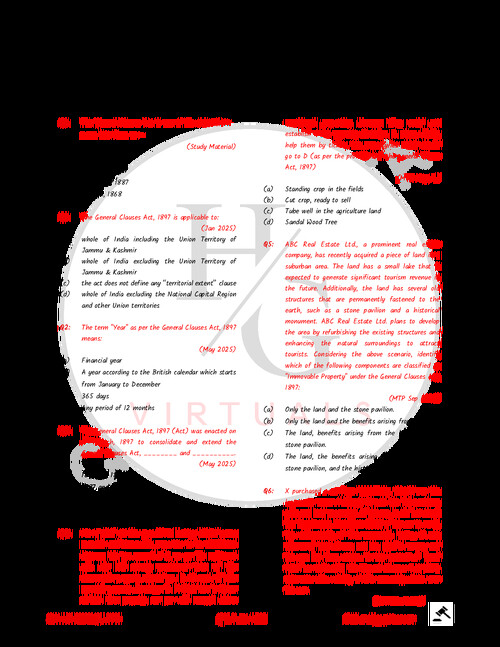 Other laws EFQs for Jan 26 