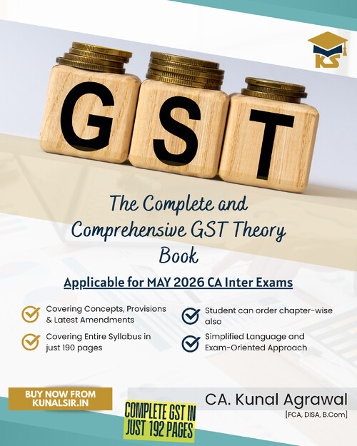 CA intermediate GST book relevant for may'26
