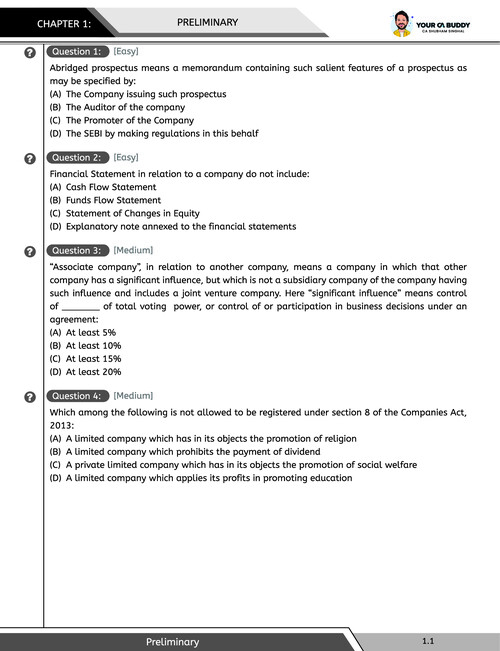Law MCQ Book - Shubham Singhal 
LDR Questions 