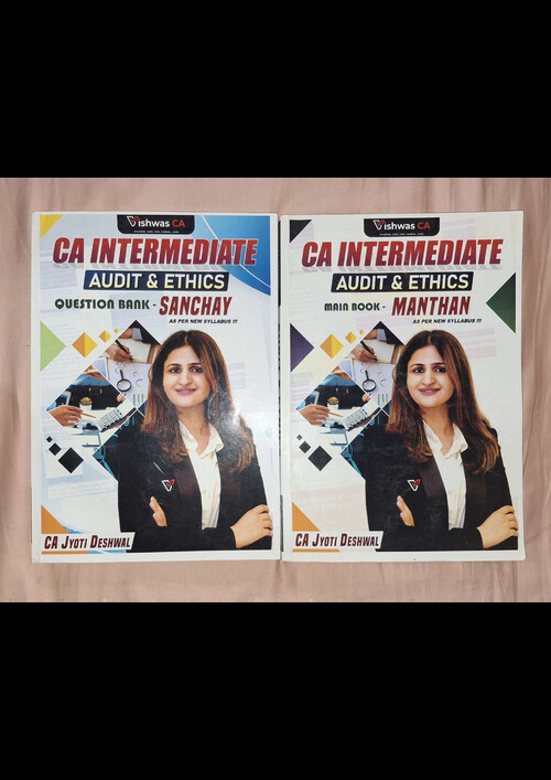 I have Aduit books of Jyoti Deshwal Ma'am VishwasCA
Anyone who wants to buy it can message me @whatsapp +917874200606

Price @200 per book