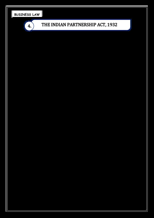 Indian Partnership Act 
PYQ with answer
Business Law 