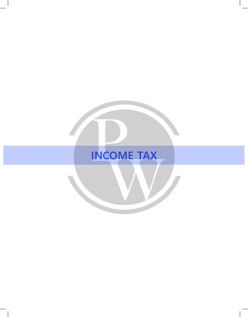 Income Tax Rambaan Notes - PW WALLAH 