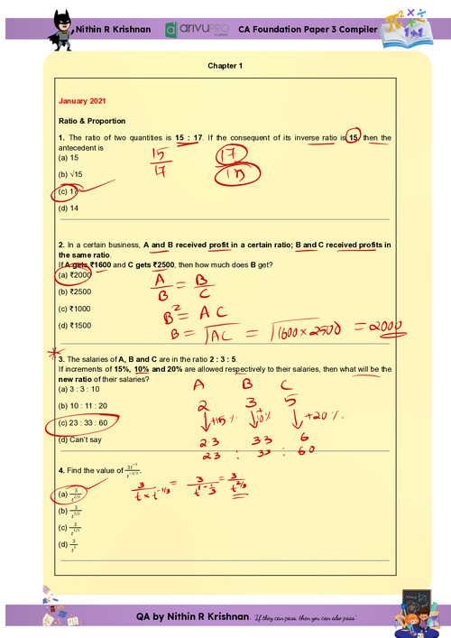 QA CHP 1
Last 12 PYQ
Solved BY NITIN SIR 
