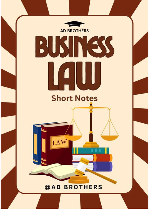 CA FOUNDATION BUSINESS LAW SHORT NOTES 