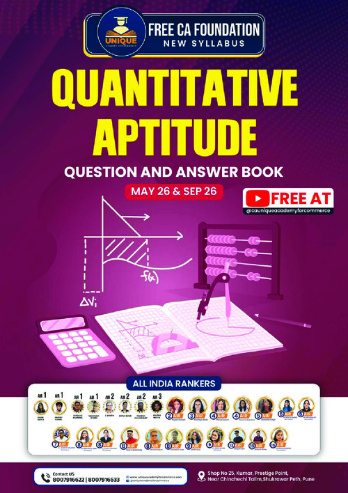Quantitative aptitude question bank