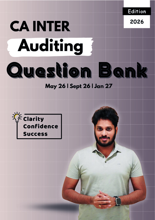 Audit 
Latest Question Bank 
For May Sep 26 Jan 27 
By CA Ram Harsha 