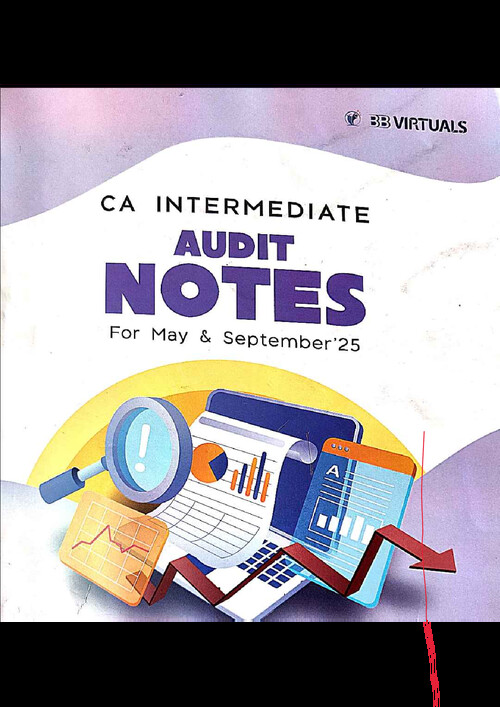 Ca inter detailed notes of audit by ca shubham keswani for May 25 and onwards