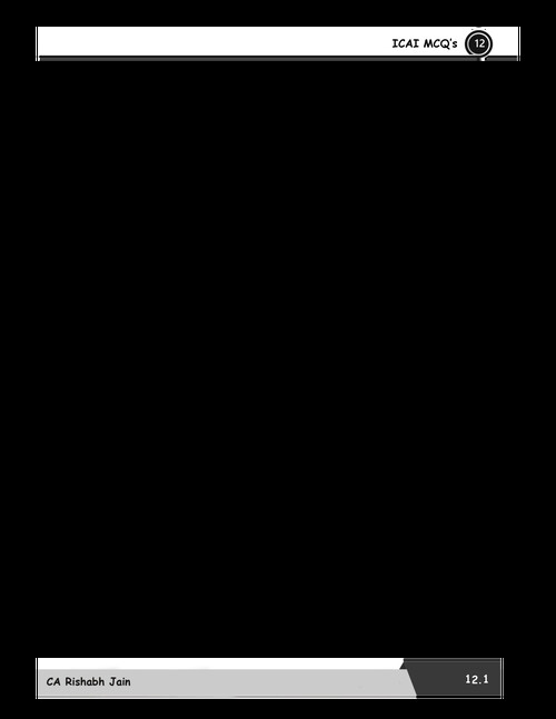 Audit MCQs by Rishabh Jain sir 