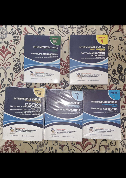 COSTING & FM-SM ICAI Module available - Physical Copy 
@9️⃣9️⃣ per book 

Call or WhatsApp 7️⃣ 8️⃣ 7️⃣ 4️⃣ 2️⃣ 0️⃣ 0️⃣ 6️⃣ 0️⃣ 6️⃣ 