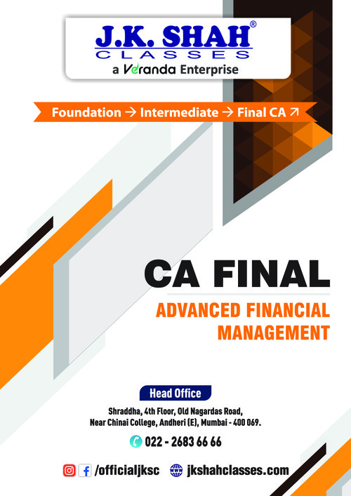 J. K. Shah CA Final AFM Notes