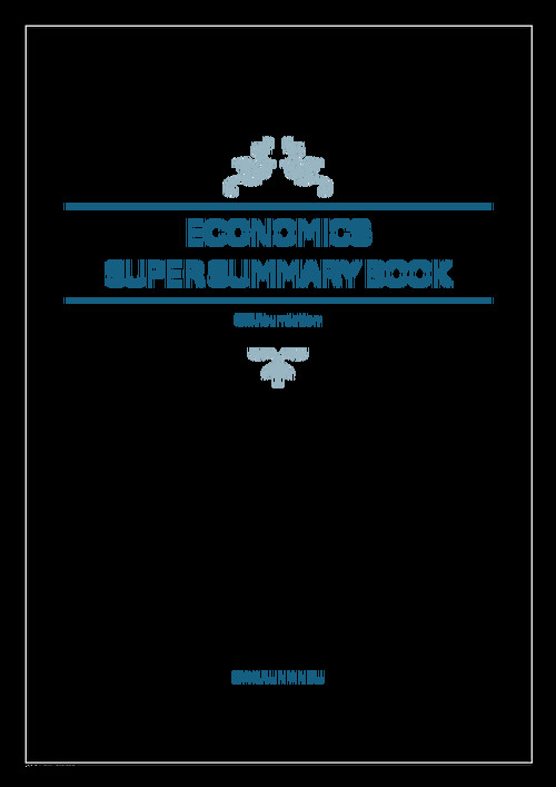CA foundation economics super summary pdf by CA Arun anbu 