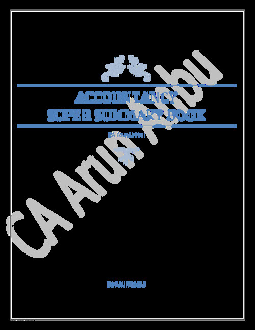 CA foundation Accounting super summary for theory concepts and T/F by CA Arun anbu 