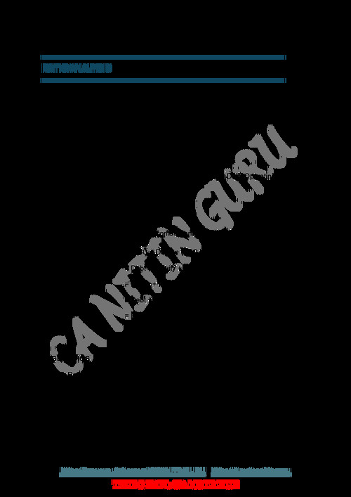 FM Formula Book by CA Nitin Guru 