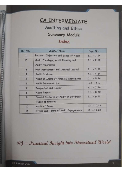  
 #Auditing & Ethics (Master Book) 

#CA Rishabh Jain Sir's  #14th Edition 