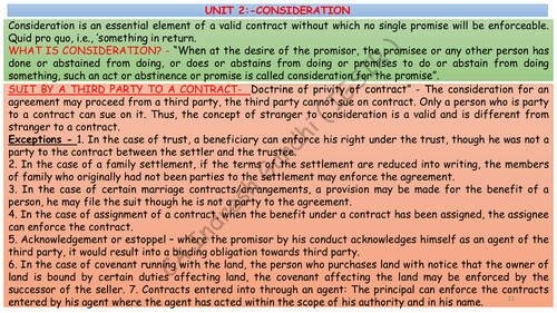 Indian Contract Act,1872 | UNIT-2 | By IG Sir 