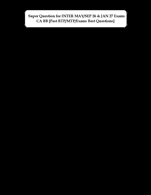 CA inter DT 

super questions

By.  BB SIR