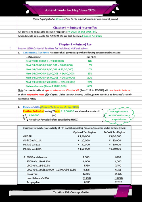 DT amendments for May 26